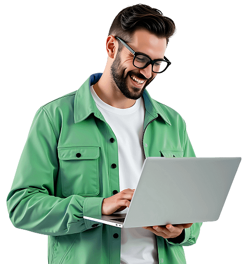 homem notebook emissao rapida